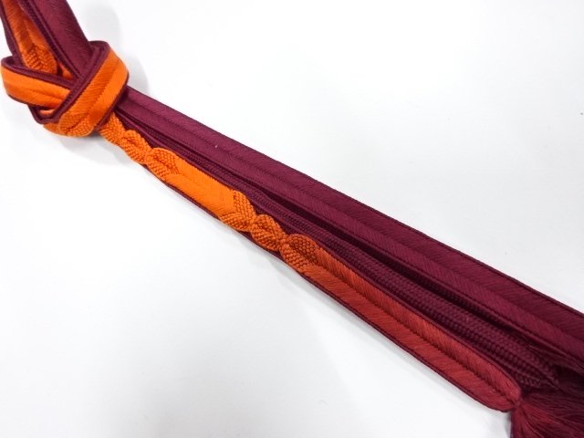 JAPANESE KIMONO / HAND-TIED OBIJIME
